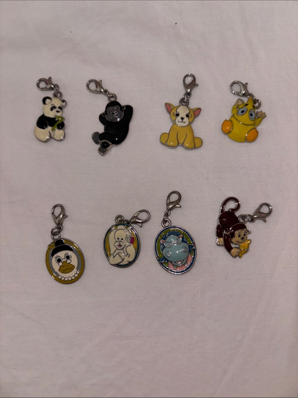 Vintage Ganz Webkinz World Physical Charm Bundle (Lot of 8)